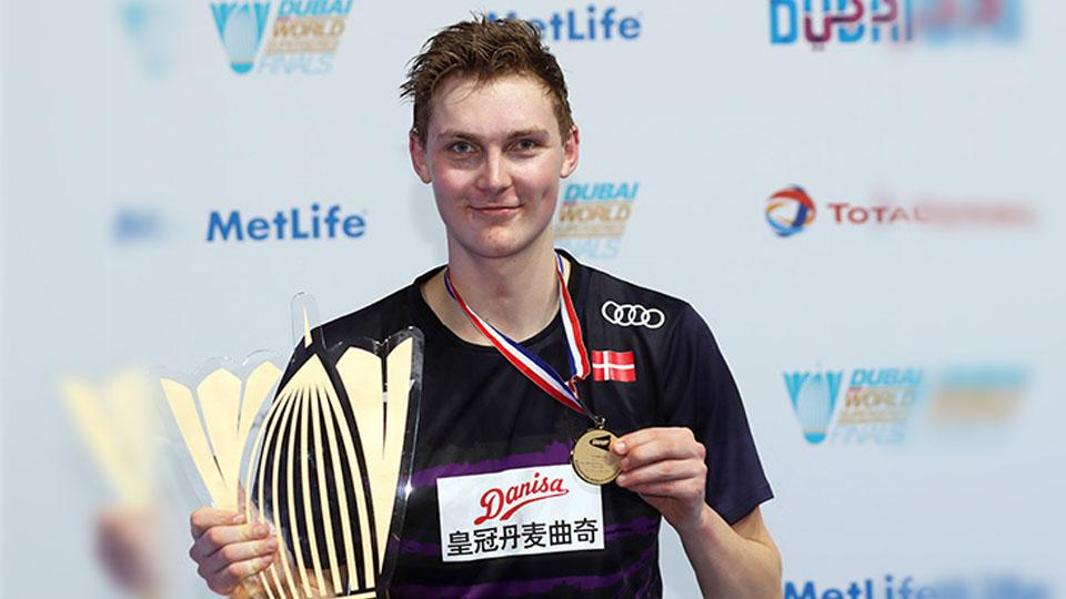 Viktor Axelsen juara tunggal putra Dubai Super Series Finals 2016. - INDOSPORT